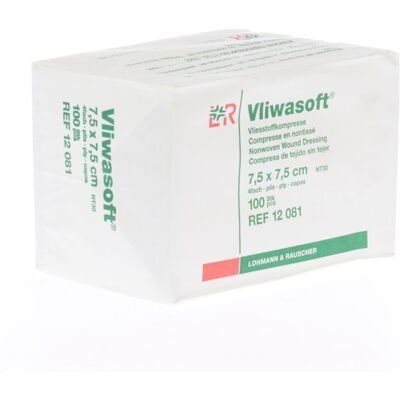 Lohmann & Rauscher Vliwasoft Wondverband - Compressen Lohmann & Rauscher Vliwasoft Wondverband - Compressen
