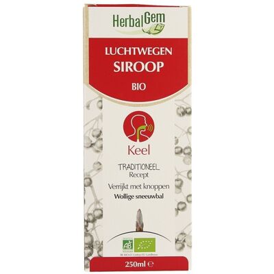 HerbalGem Vlierbes Tijmsiroop - 250ml - Ademhalingsverlichting HerbalGem Vlierbes Tijmsiroop - 250ml - Ademhalingsverlichting