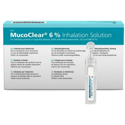Mucoclear 6% NaCl - Zoutoplossing voor Inhalatie Mucoclear 6% NaCl - Zoutoplossing voor Inhalatie