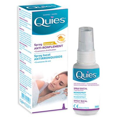 Quies Anti Snurk Spray - Zachte Gehemelte Smeer - 70ml Quies Anti Snurk Spray - Zachte Gehemelte Smeer - 70ml