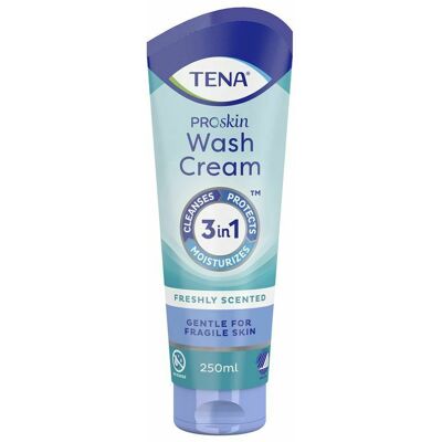 TENA - ProSkin Wash Cream - Crème - 250 ml - Wascreme TENA - ProSkin Wash Cream - Crème - 250 ml - Wascreme