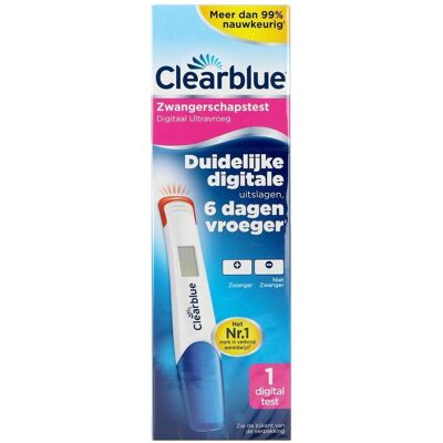 Clearblue Digitaal Zwangerschapstest - Vroege Detectie Clearblue Digitaal Zwangerschapstest - Vroege Detectie
