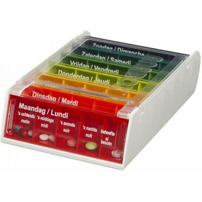 Anabox Pildoos 7 Dagen Rainbow - Pill Organizer Anabox Pildoos 7 Dagen Rainbow - Pill Organizer