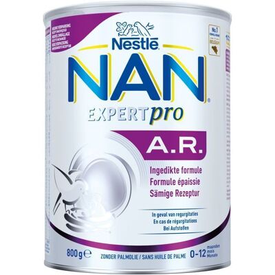 Nestlé NAN ExpertPro A.R. - Zuigelingenvoeding bij reflux Nestlé NAN ExpertPro A.R. - Zuigelingenvoeding bij reflux