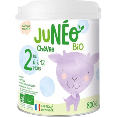 Junéo biologische geitenmelk babyvoeding 6-12 maanden Junéo biologische geitenmelk babyvoeding 6-12 maanden