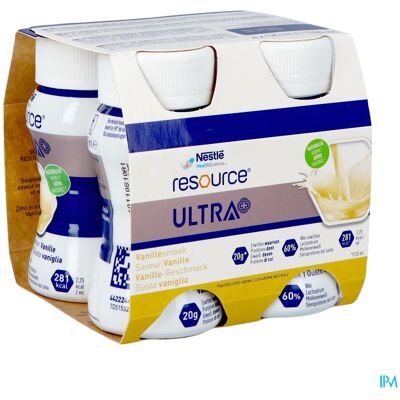 Nestlé Resource Ultra Vanille - Medisch voedingssupplement Nestlé Resource Ultra Vanille - Medisch voedingssupplement