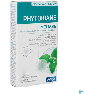 PiLeJe Phytobiane Citroenmelisse 30 Tabletten - Voedingssupplement PiLeJe Phytobiane Citroenmelisse 30 Tabletten - Voedingssupplement