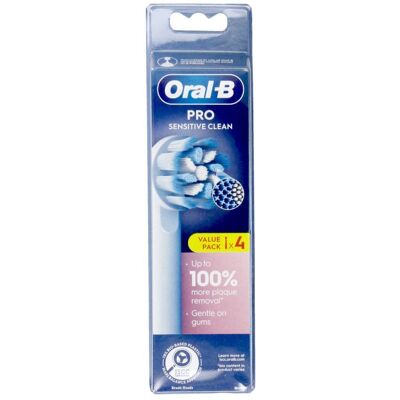 Oral B Oral-B Pro Sensitive Clean Opzetborstels 4 Stuks Oral B Oral-B Pro Sensitive Clean Opzetborstels 4 Stuks