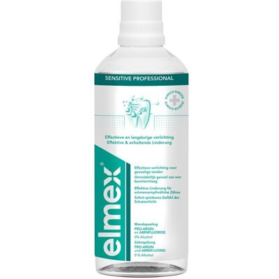 ELMEX® SENSITIVE PROFESSIONAL™ Tandspoeling 400ml ELMEX® SENSITIVE PROFESSIONAL™ Tandspoeling 400ml