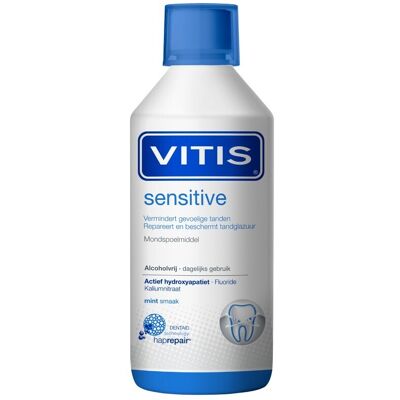 Vitis Sensitive Mondspoelmiddel - Ontgevoeligend, 500ml Vitis Sensitive Mondspoelmiddel - Ontgevoeligend, 500ml