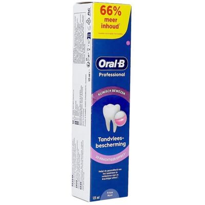 Oral B Oral-B Tandpasta Gum Protection Tandvleesbescherming 125ml Oral B Oral-B Tandpasta Gum Protection Tandvleesbescherming 125ml
