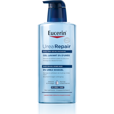 Eucerin UreaRepair Gel Lavant 5% Urea - droge huid - Reinigingsgel Eucerin UreaRepair Gel Lavant 5% Urea - droge huid - Reinigingsgel