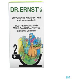 Dr Ernst Nr 2 Detox Thee met Senna & Berk - Tisane Dépurative-Transit Dr Ernst Nr 2 Detox Thee met Senna & Berk - Tisane Dépurative-Transit