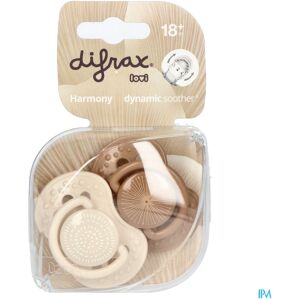 Difrax Dynamic Harmony Fopspeen 18+ maanden - Fopspeen Difrax Dynamic Harmony Fopspeen 18+ maanden - Fopspeen