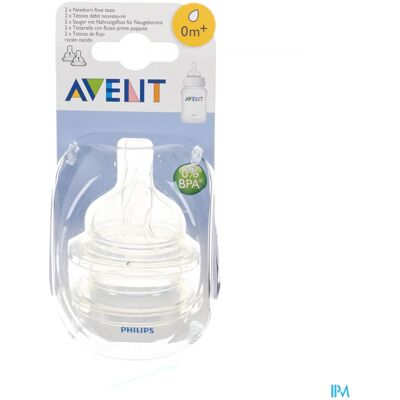 Phillips Avent Zuigspeen Pasgeborenen 1gat 2 SCF631/27 Phillips Avent Zuigspeen Pasgeborenen 1gat 2 SCF631/27