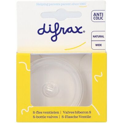 Difrax S-fles Ventiel 2 Stuks Difrax S-fles Ventiel 2 Stuks