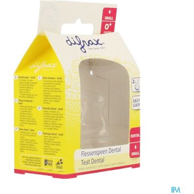 Difrax Kleine Flessenspeen voor baby's met reflux & snel drinken Difrax Kleine Flessenspeen voor baby's met reflux & snel drinken