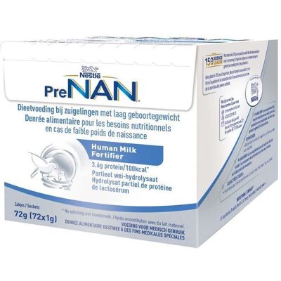 Nestle Prenan Human Milk Fortifier Sach 72x1g Nestle Prenan Human Milk Fortifier Sach 72x1g