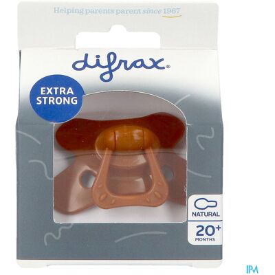 Difrax Fopspeen Natural 20m+ Uni Cinnamon Difrax Fopspeen Natural 20m+ Uni Cinnamon
