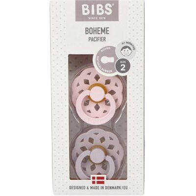 BIBS Baby Fopspeen - Maat 2 - Donker Lavendel - Natuurrubber - 6+ Maanden BIBS Baby Fopspeen - Maat 2 - Donker Lavendel - Natuurrubber - 6+ Maanden