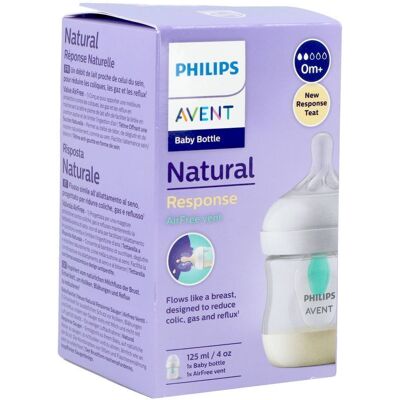 Avent Natural Response Airfree Zuigfles 125ml Avent Natural Response Airfree Zuigfles 125ml