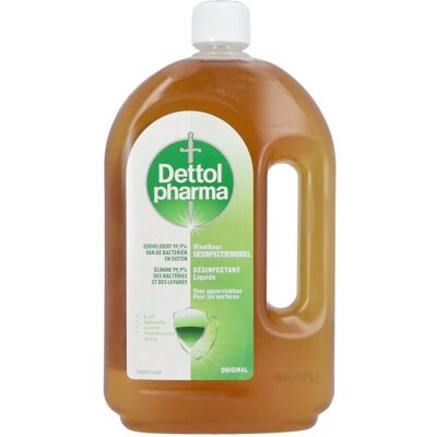 Dettolpharma Vloeibare Desinfectiemid.oppervlak 1l Dettolpharma Vloeibare Desinfectiemid.oppervlak 1l