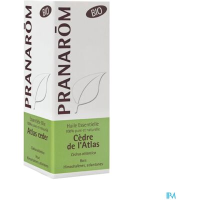 Pranarom Pranarôm Essentiële Olie Ceder Atlas Bio 10ml Pranarom Pranarôm Essentiële Olie Ceder Atlas Bio 10ml