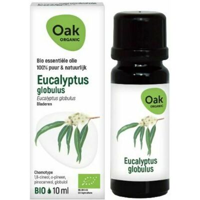 Oak Ess Olie Eucalyptus Globulus 10ml Bio Oak Ess Olie Eucalyptus Globulus 10ml Bio
