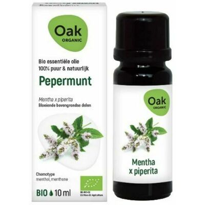 Oak Ess Olie Pepermunt 10ml Bio Oak Ess Olie Pepermunt 10ml Bio