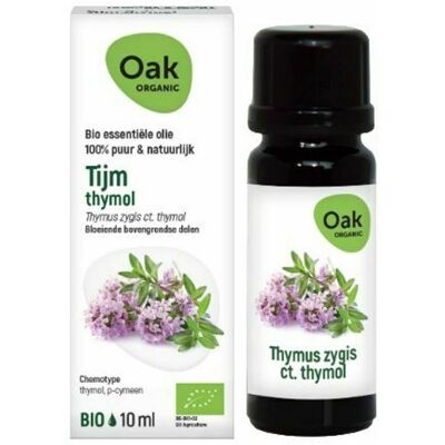 Oak Ess Olie Tijm Thymol 10ml Bio Oak Ess Olie Tijm Thymol 10ml Bio