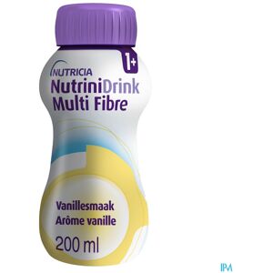 NutriniDrink Multi Fibre Vanillesmaak Flesje 200ml NutriniDrink Multi Fibre Vanillesmaak Flesje 200ml