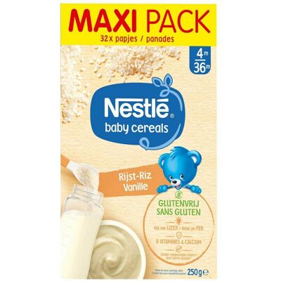 Nestlé Baby Cereal Rijst Vanille - Babyvoedsel Nestlé Baby Cereal Rijst Vanille - Babyvoedsel