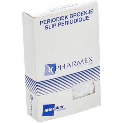 Pharmex Wit Katoen Hygiënisch Ondergoed - Ondergoed Pharmex Wit Katoen Hygiënisch Ondergoed - Ondergoed
