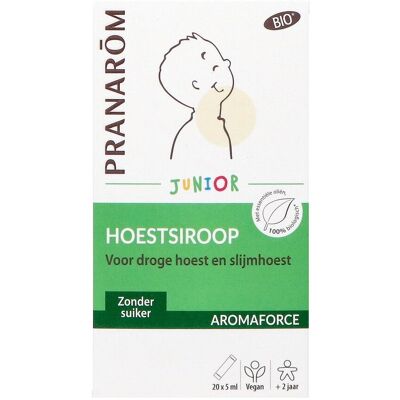 Pranarom Aromaforce Junior Hoestsiroop - Natuurlijke, Glutenvrije Formule Pranarom Aromaforce Junior Hoestsiroop - Natuurlijke, Glutenvrije Formule