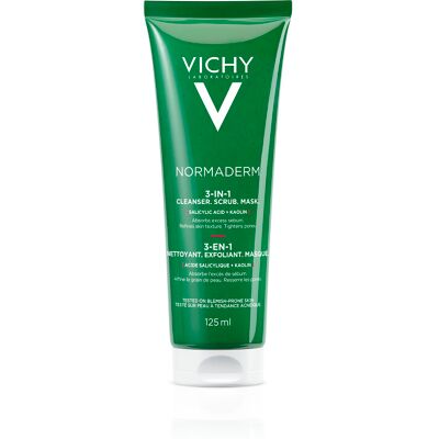 Vichy Normaderm - 3-in-1 Gezichtsreiniger, Masker & Scrub - Gevoelige Huid Vichy Normaderm - 3-in-1 Gezichtsreiniger, Masker & Scrub - Gevoelige Huid