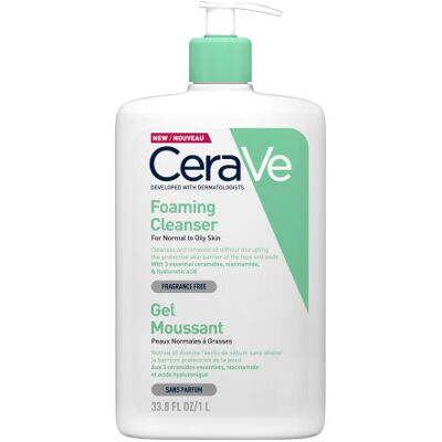 CeraVe Schuimende Gezichtsreiniger - 1000ml CeraVe Schuimende Gezichtsreiniger - 1000ml