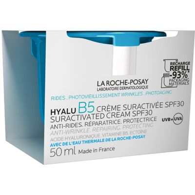 La Roche Posay La Roche-Posay Hyalu B5 Suractivated Crème SPF30 Navulling 50ml La Roche Posay La Roche-Posay Hyalu B5 Suractivated Crème SPF30 Navulling 50ml