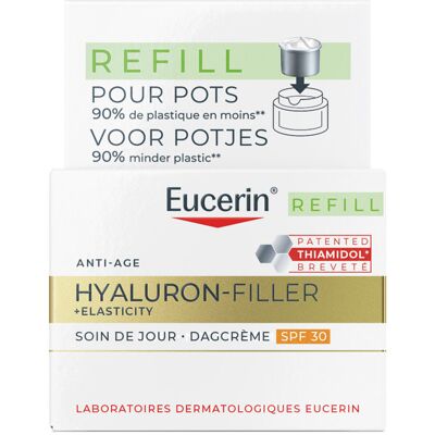 Eucerin Hyaluron-Filler + Elasticity Dagcrème SPF30 Navulling 50 ml Eucerin Hyaluron-Filler + Elasticity Dagcrème SPF30 Navulling 50 ml
