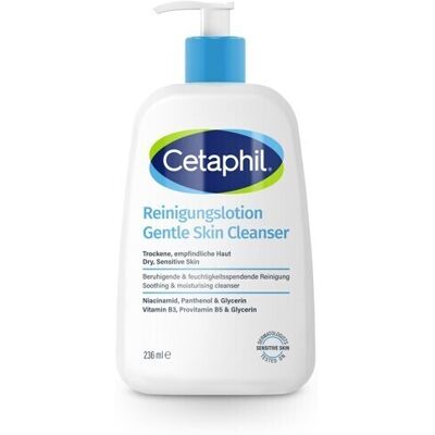 Cetaphil Zachte Reinigingslotion voor Gevoelige en Droge Huid - 236 ml Cetaphil Zachte Reinigingslotion voor Gevoelige en Droge Huid - 236 ml