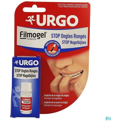 Urgo Stop Nagelbijten Nagellak Filmogel Fl 9ml Urgo Stop Nagelbijten Nagellak Filmogel Fl 9ml