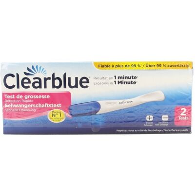 Clearblue Zwangerschapstest Snelle Detectie 2 testen Clearblue Zwangerschapstest Snelle Detectie 2 testen