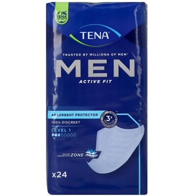 Tena Men Level 1 Absorberende Inleggers - Incontinentie Pads Tena Men Level 1 Absorberende Inleggers - Incontinentie Pads
