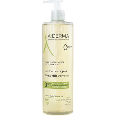 A-Derma Gevoelige Huid Surgras Douchegel - Gevoelige Huid A-Derma Gevoelige Huid Surgras Douchegel - Gevoelige Huid