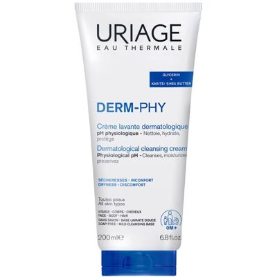 Uriage Derm-Phy Dermatologische Reinigingscrème 200 ml Droge Huid Uriage Derm-Phy Dermatologische Reinigingscrème 200 ml Droge Huid