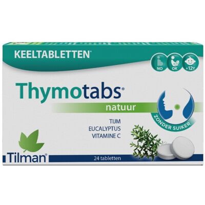 Tilman Thymo Tabs Natuur Zuigtabl 24 Tilman Thymo Tabs Natuur Zuigtabl 24