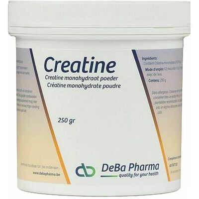 DeBa Pharma Deba Creatine Monohydrate Poeder - Sportvoeding 250g DeBa Pharma Deba Creatine Monohydrate Poeder - Sportvoeding 250g