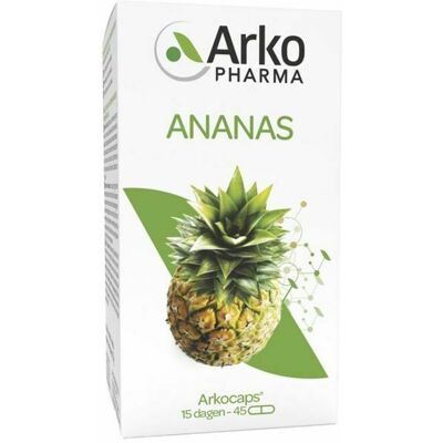 Arkopharma Arkogélules Ananas Bromelain Aanvulling - Ondersteuning Spijsvertering Arkopharma Arkogélules Ananas Bromelain Aanvulling - Ondersteuning Spijsvertering