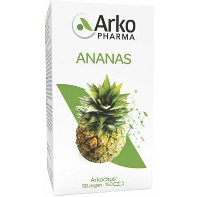 Arkopharma Arkocaps Ananas Plantaardig 150 - Voedingssupplement Arkopharma Arkocaps Ananas Plantaardig 150 - Voedingssupplement