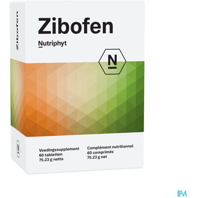Nutriphyt Zibofen - Ondersteunt gewrichten & doorstroming Nutriphyt Zibofen - Ondersteunt gewrichten & doorstroming