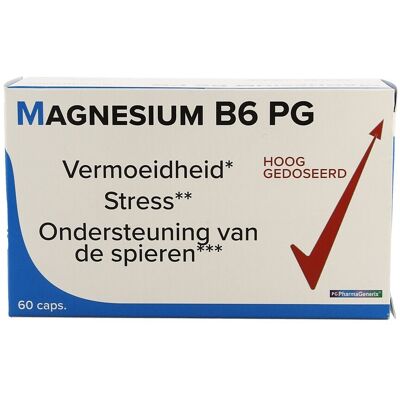 Magnesium B6 Pg Pharmagenerix Caps 60 Magnesium B6 Pg Pharmagenerix Caps 60
